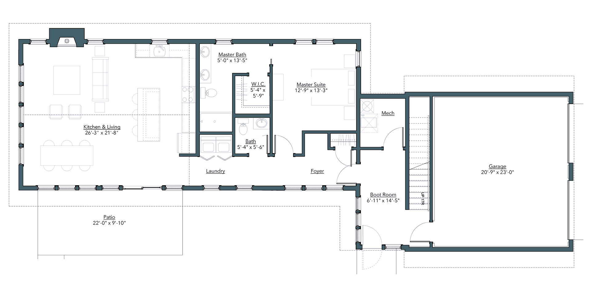 Mainsail Cottage Floorplan - First Floor