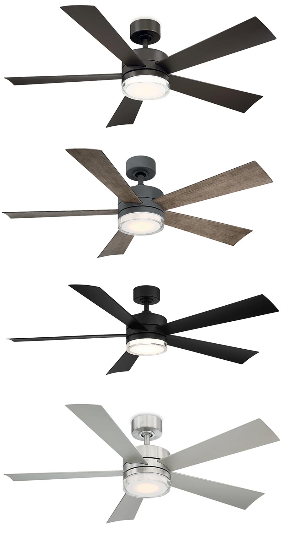 Modern Forms Wynd Hanging Indoor/Outdoor Smart Ceiling Fan Image