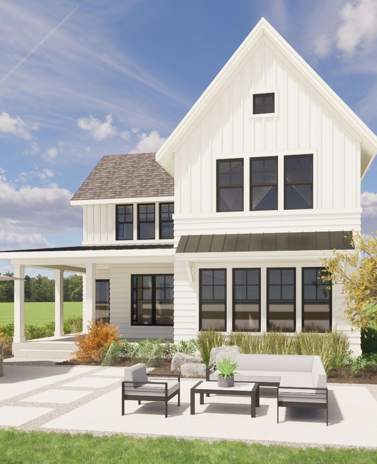 James Hardie ‘Arctic White’ Siding and Complete Cottage Trim Package Image