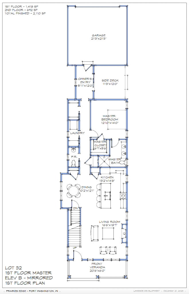 Model B - First Floor Plan