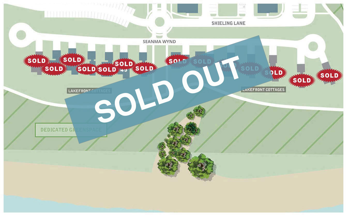 North Phase Site Map - all lots sold!